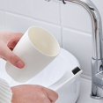 thumbnail image 3 of 400ml Simple Design Bathroom Rinsing Wash Tooth Mug Plastic Tumbler Toothbrush Holder Cup Water Bottle, 3 of 4