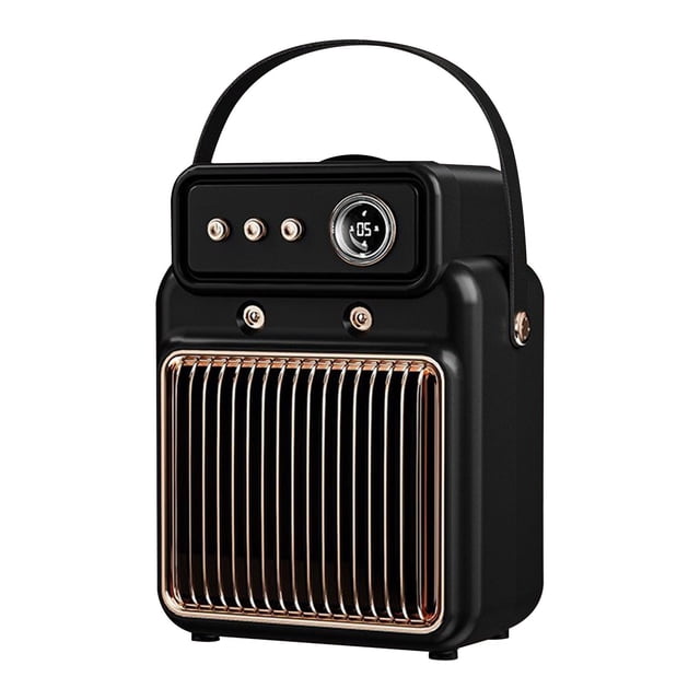 Space Heater Small,Spray Humidification Fan Heater 1200W High-Power Heating Heater Small Household Tabletop Timing Heater