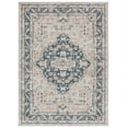 thumbnail image 2 of SAFAVIEH Blair Amyas Traditional Machine Washable Area Rug, 8' x 10', Beige/Navy, 2 of 13