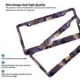 thumbnail image 5 of A Pair Of License Plate Frame Sunscreen Corrosion Resistant Rust 12.3×6.3in With Accessories Suitable For Any Car Darkorchid Geometric Lines Hand-Drawn Sketch_1, 5 of 8