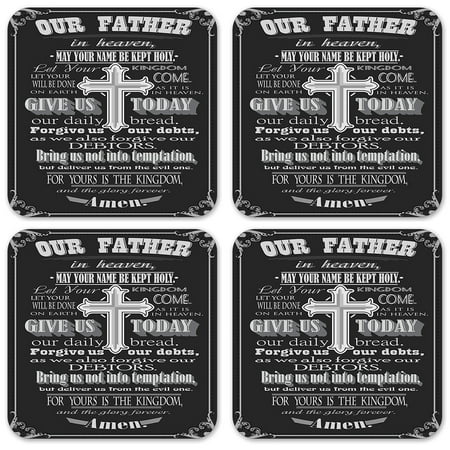 

Vinyl Drink Coasters - Set of 4 - Heavenly Father