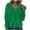 Green, variant on LYXSSBYX Winter Coats for Women Fashion Women's Winter Casual Long Sleeve Button Solid Hooded Coat
