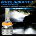 thumbnail image 4 of For Chrysler Town & Country 2008-2016 LED Headlight Bulbs High&Low Beam Super Bright Plug & Play 4X, 4 of 10