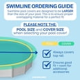 thumbnail image 4 of Swimline Hydrotools Silver King Winter Cover for 12x18 ft Above Ground Oval Pools, 4 of 7
