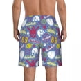 thumbnail image 3 of Mens Swimming Shorts Swimwear Baseball And Softball Skull Color Sport Pattern Trunks Swimsuit Beach Wear Boardshorts, 3 of 6