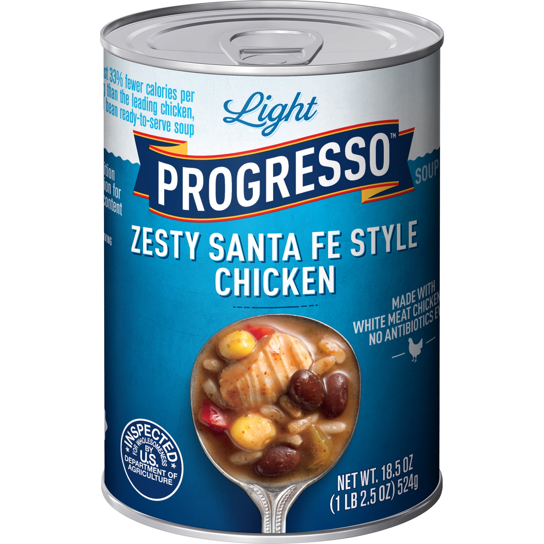 Progresso Light Zesty Santa Fe Style Chicken Soup, 18.5 oz ...