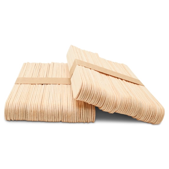 Unfinished Jumbo Craft Sticks 6inch, Pack of 2500 Large Popsicle Sticks for Crafts, Wax Sticks & Wood Tongue Depressors, by Woodpeckers