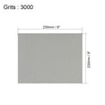 thumbnail image 2 of Papeles de lija impermeables Uxcell 9" x 11" (230mm x 280mm) 3000 Granos 15 Paquete, 2 of 5