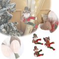 thumbnail image 2 of Festive Holiday Curtain Tiebacks Featuring Cartoon Santa Snowman Designs For Your Living Room Window Decorations, 2 of 6