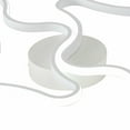 thumbnail image 4 of 2-Light Modern White LED Flush Mount Ceiling Light, Creative Unique Modern LED Ceiling Lamp, Cool White Light, 2100lm, 4 of 5