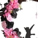 thumbnail image 3 of Guirnalda Gatos Y Rosas Góticas Coronas para Puerta en Forma 30CM Con Gato, 3 of 9