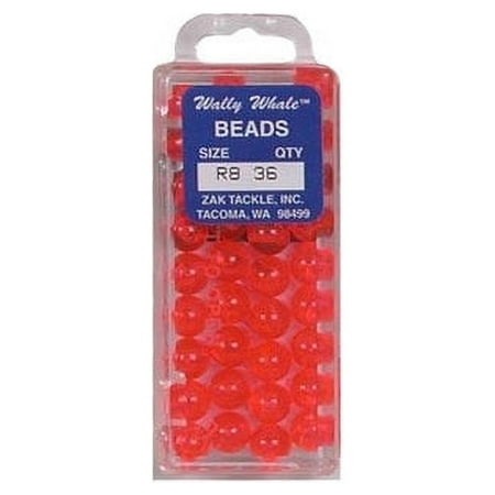 Zak Tackle SZ4 Fluorescent Red Beads Box of 140