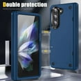 thumbnail image 3 of TUFF Drop Proof Hybrid Armor Case with Hinge Protection for Samsung Galaxy Z Fold 6 - Black, 3 of 5