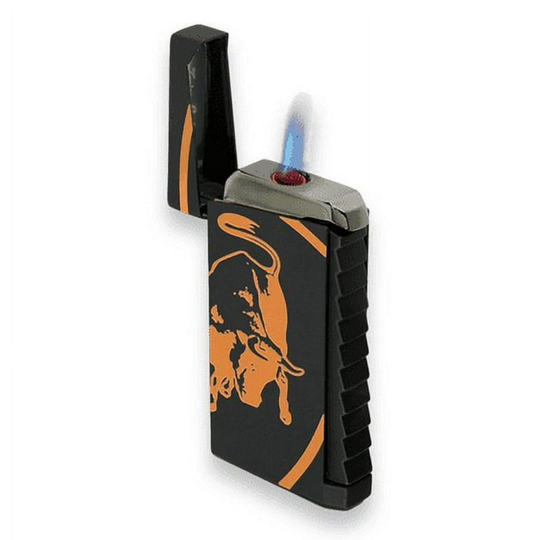 Tonino Lamborghini TTR001034 Toro Black Rubberized Lighter - Green
