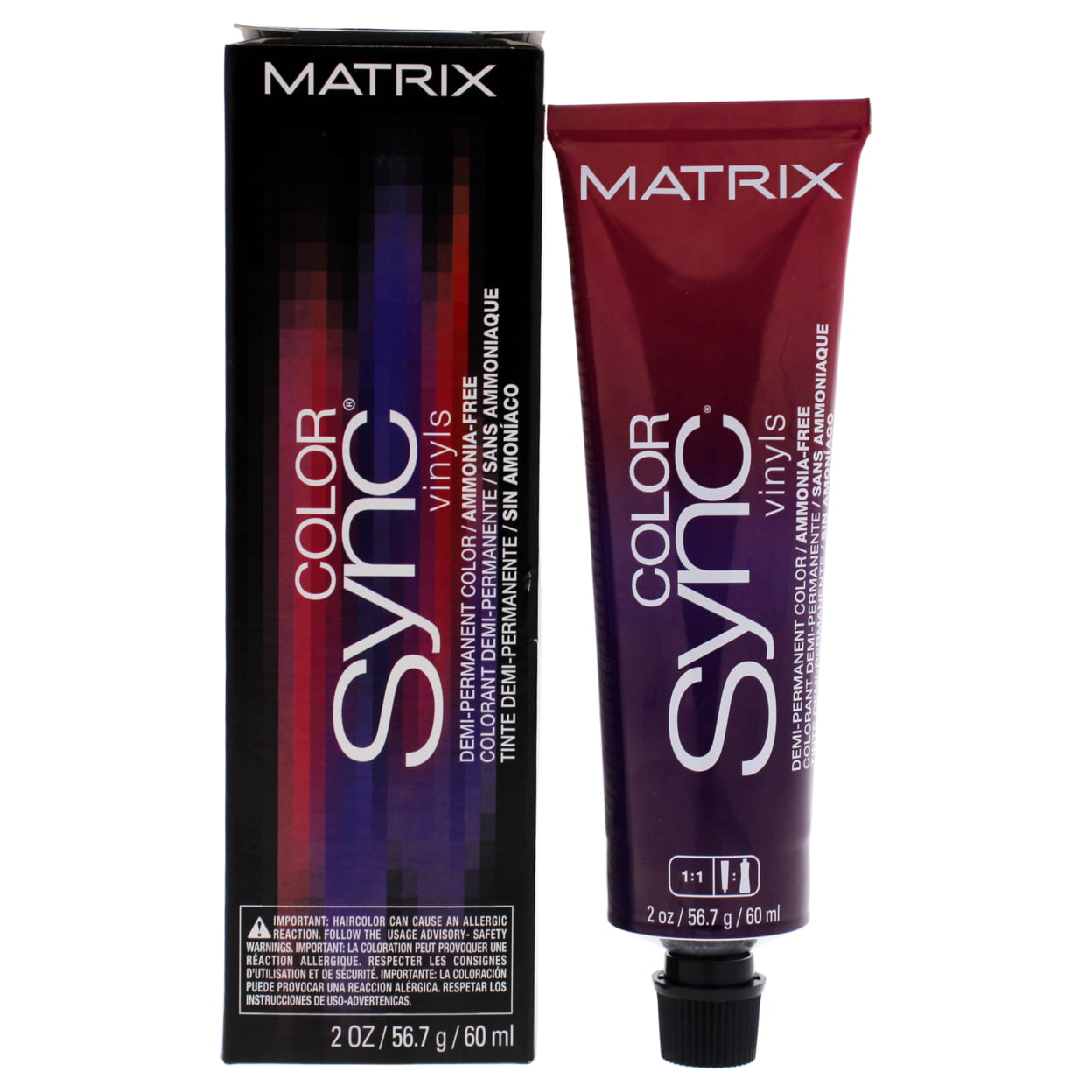Color Sync Vinyl - Rose Copper by Matrix for Unisex - 2 oz Hair Color -  