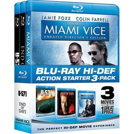 Action Starter Pack: Miami Vice / End Of Days / U-571 (Blu-ray) (Widescreen)