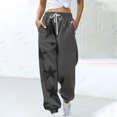 thumbnail image 2 of TRUBKH Baggy Sweatpants Track Pants Women Winter Pants Cargo Pants for Women Fleece Tights for Women Womens Pants Fleece Sweatpants Women Gray S, 2 of 5