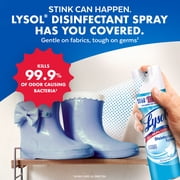Lysol Disinfectant Spray, Sanitizing and Antibacterial Bathroom Spray, Deodorizer, Crisp Linen, 19 oz (Pack of 2)
