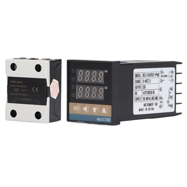 Controlador de temperatura del horno, termostato PID Controlador de temperatura Termostato Controlador de temperatura Termostato PID digital Controlador de temperatura Estética elegante