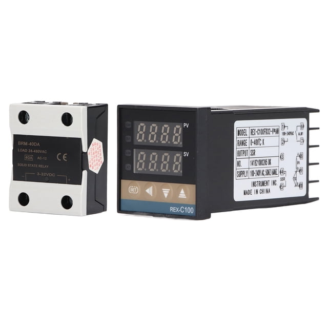 Régulateur de Température de Four de Thermostat de Chauffage de Ferme Contrôleur de Température de Contrôleur de Température de Thermostat de Pid Réglé 0-400 Degrés Celsius Thermostat