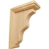 Ekena Millwork 2 1/4"W x 5"D x 7"H Hamilton Traditional Bracket, Red Oak