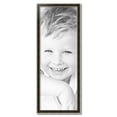thumbnail image 2 of ArtToFrames 15" x 41" Black Panel With Silver Lip Picture Frame, 15x41 inch Multi Wood Poster Frame (WOM-5093), 2 of 7