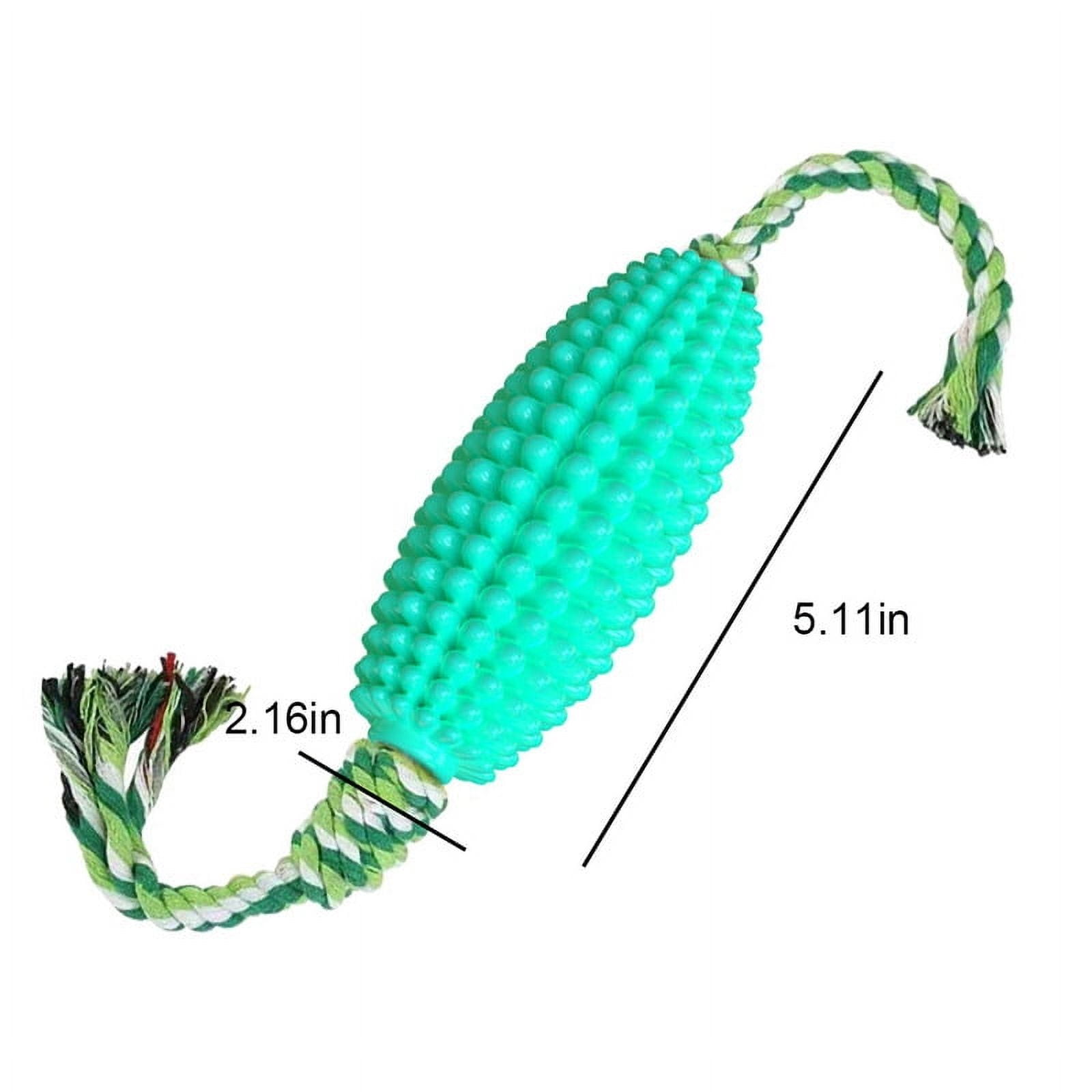 Ziyofinn 2 Pcs Indestructible Rope Dog Toy for Large Medium Small Dogs Yellow & Cyan