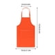thumbnail image 3 of Delantal de chef ajustable con bolsillos | Delantal de cocina para barbacoa y parrilla para hombres y mujeres | Delantal de poliéster duradero para cocinar, limpiar y experimentar | Talla única, 3 of 7