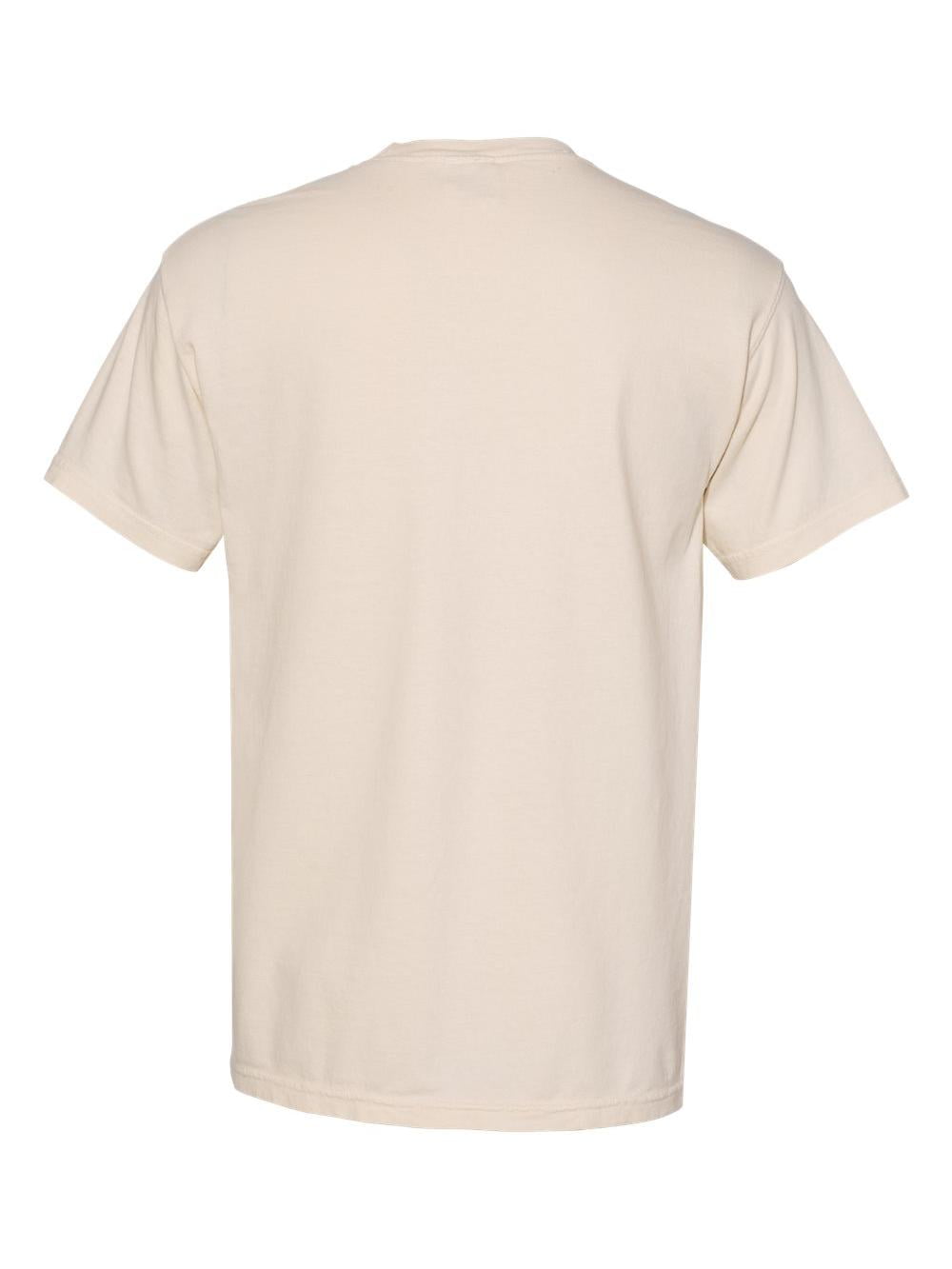 Comfort Colors - Garment-Dyed Heavyweight Pocket T-Shirt - 6030 - Ivory -  Size: S
