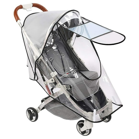 Stroller Weather Shield,Baby Stroller Rain Cover,Stroller Accessory,with Clear Eye Screen,for Outdoor
