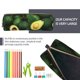 thumbnail image 5 of Balery Fresh Avocados Estuche de Lápices de Cuero Impreso, Estuche para Suministros de Arte, Estuche de Lápices con Cremallera, Estuche de Almacenamiento de Papelería, 5 of 7
