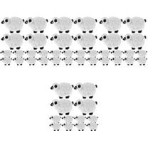 Worgeous 48 pcs Miniature Sheep Figurines Bonsai Farm Animals Models Miniature Animals Resin Ornaments