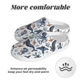 thumbnail image 6 of Lsque Underwater Animals 1 Pattern Womens Comfort Cotton on Scuff With Memory Foam and Anti-skid Sole Slipper-37/38, 6 of 7