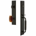 thumbnail image 4 of Grandeur Carcgrbca_Esetd_Na Carre Solid Brass Rose Dummy Full Plate "C" Grip Handleset -, 4 of 5