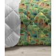 thumbnail image 3 of Succulent Down Alternative Comforter, Exotic Cactus Trees in the Dessert Tropic Flowering Plants Design Print, Microfiber Quilt for All Season, 5 Sizes, Beige and Jade Green, by Ambesonne, 3 of 3