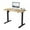Maple, variant on FLEXISPOT 48"x30" Home Office Height Adjustable Standing Desk with Hooks, Ergonomic Electric 2-Stage Stand Up Computer Desk, Black and Mahogany