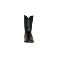 thumbnail image 3 of TuffRider Men's El Paso Western Round Toe Boot- Premium Black Leather- 10.5 With Free Assorted Striped Socks, 3 of 8