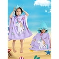 thumbnail image 3 of Usaibhir Hooded Kids Beach Towels - Toddler Bath Towel Girls Boys Swim Cover-ups for Ages 3 to 7 Kids Pool Towels Quick Dry Lightweight Soft Microfiber Poncho 23.6x47.2 inch, 3 of 8