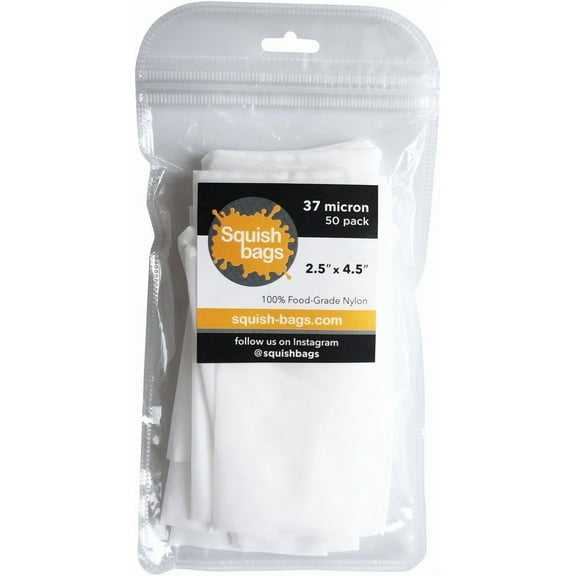 37 micron (2.5" x 4.5") - Squish Bags - 50 pack