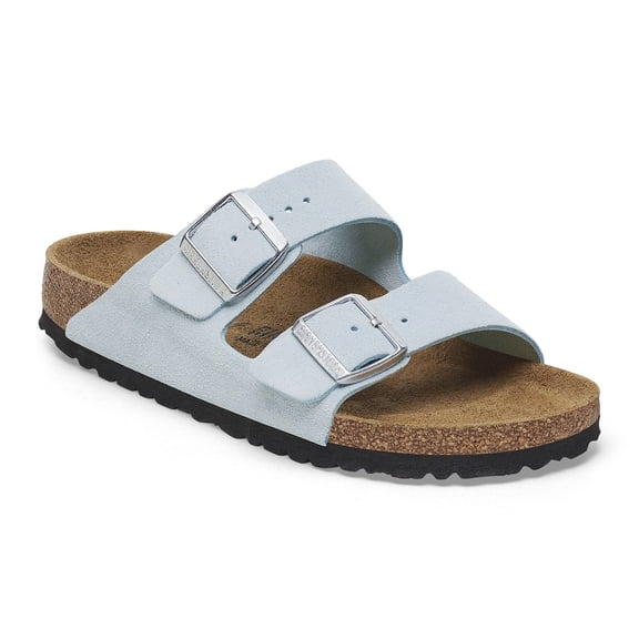 BIRKENSTOCK ARIZONA SUEDE LEATHER Women Sandals Baby Blue N