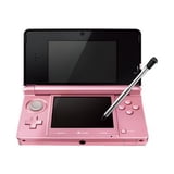 Nintendo 3DS Coral Pink Console with Charger And Games With A Box | UK