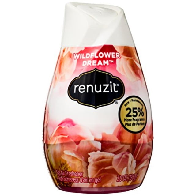 renuzit adjustables gel air freshener, wildflower dream, 7 ounce