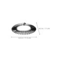 thumbnail image 2 of unbranded 12Ud Clips Elásticos Para Con Flexibles Negro Para Control Y Estilo, 2 of 8