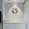thumbnail image 5 of Yayeee Wall Clock Battery Operated 9.5" Silent Quartz Non-Ticking for Living Room Decor, Dog Cat Love, 5 of 8