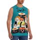thumbnail image 2 of Fotbe I Love Sushi Men's Camiseta sin Mangas Estampada para Hombres, Playera Casual para Gimnasio, Entrenamiento, Playa-Small, 2 of 7