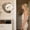 D, variant on Irregular Moon Wall Clock with LED Light, 12 Inch Silent Non-Ticking Decorative Wall Clock, Modern Artistic Clock for Living Room Bedroom Study Dining Room