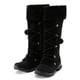 thumbnail image 4 of Botas de mujer con cordones y cremallera, botas de nieve, botas de algodón de felpa, zapatos cálidos de algodón puro, botas de caballero étnicas con bola de felpa Wmkox8yii ghj2317, 4 of 6