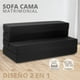 thumbnail image 4 of Sofá Cama Portátil Onof  SCI-NEG Plegable 2 en 1 Matrimonial Color Negro, 4 of 4