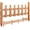 Light Brown, variant on XgoodX Wood Picket Garden Fence Edging Fencing Garden Yard Border Edging Panels Posts Flower Plants Pool Fences 177.5 x 21.7’’ (LxW)