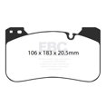 thumbnail image 2 of EBC Brakes Redstuff Premium Fast Street Pad For All Engine Sizes Fits select: 2020-2022 BMW X5 M50I, 2018-2023 BMW M5, 2 of 8